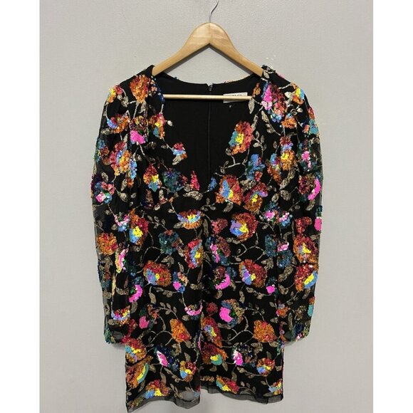 Helsi Penelope Sequin Puff Sleeve Embellished Sequin Dress As Worn On Screen - Picture 5 of 16